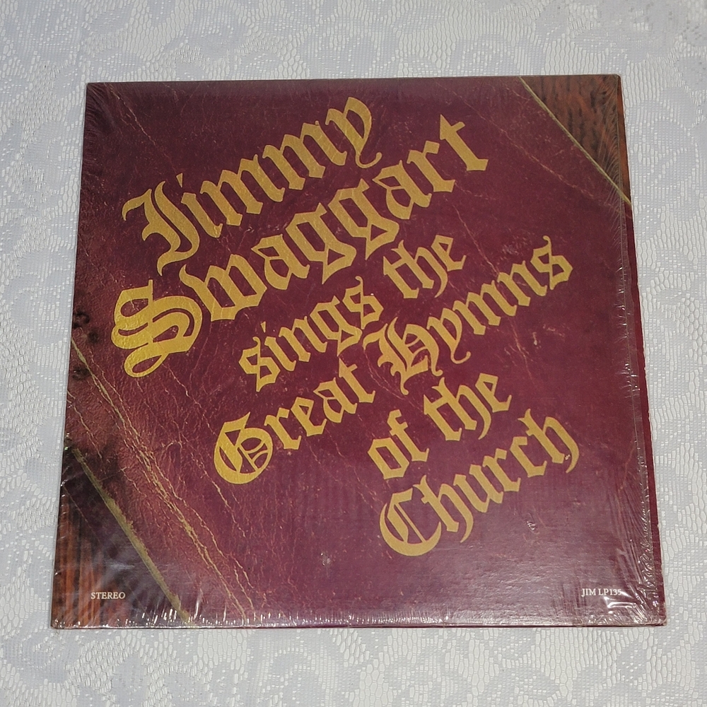 Jimmy Swaggart Sings the Great Hymns of the Church Gospel Vinyl LP JIM LP-135